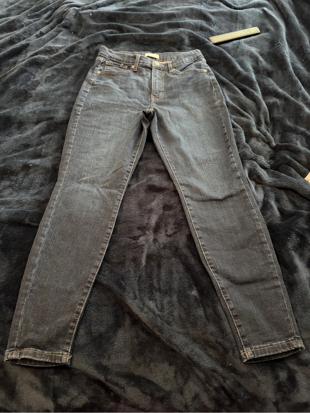 Maurices Dark Blue Skinny Jeans